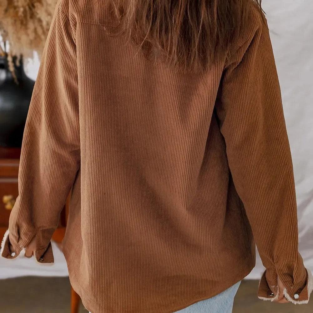 Drune | Gefütterte Cordjacke für Damen