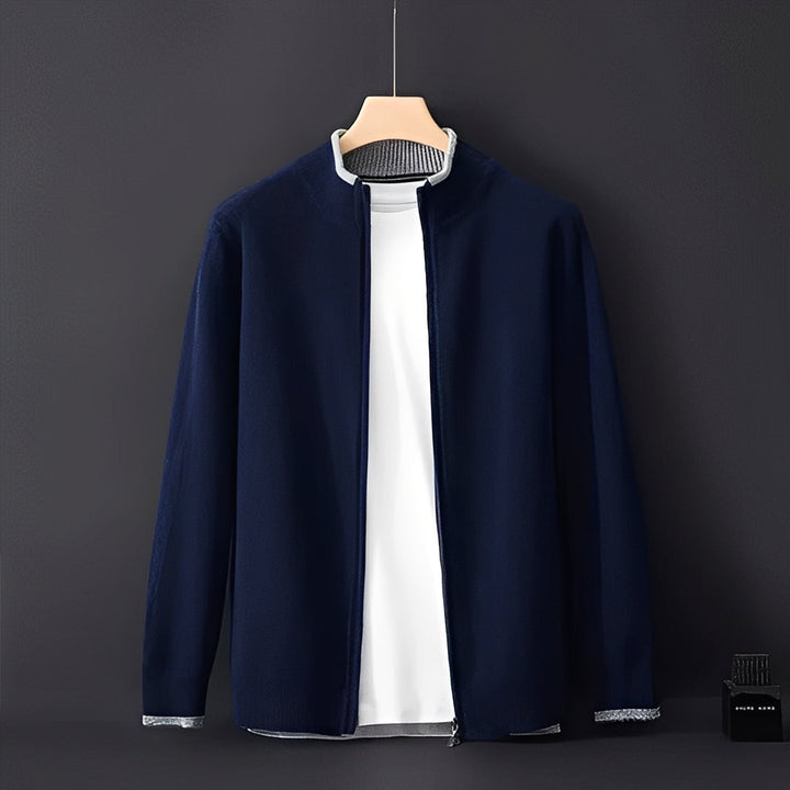 Drune | Lässiger Cardigan mit Reißverschluss für Herren