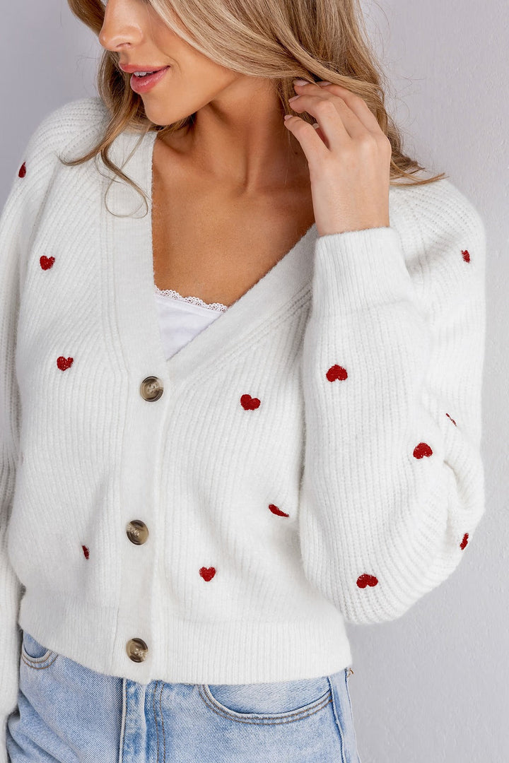 Drune | Zeitlose Strickjacke mit klassischem V-Ausschnitt