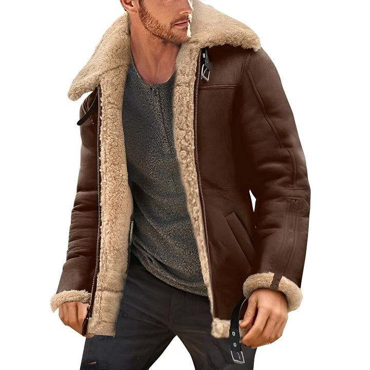 Drune | Robuste, Dicke Lederjacke für Männer