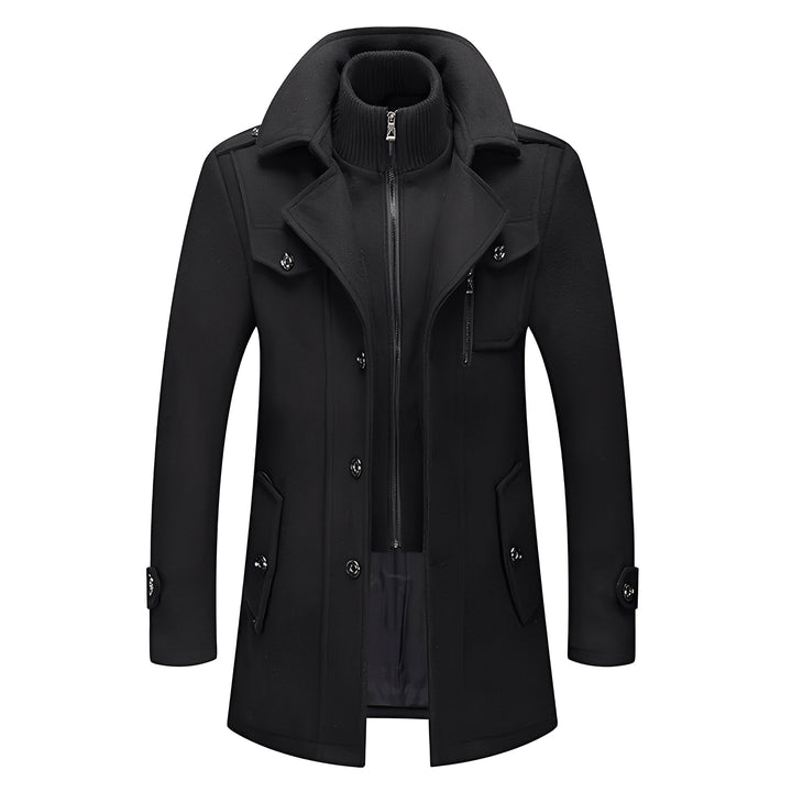 Drune | Eleganter langer Trenchcoat für Herren