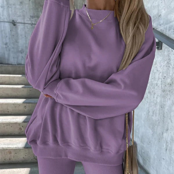 Drune | Sweatshirt - Oversized Fit - Rundhalsausschnitt - Gerippte Bündchen und Saum - Weiche Baumwollmischung