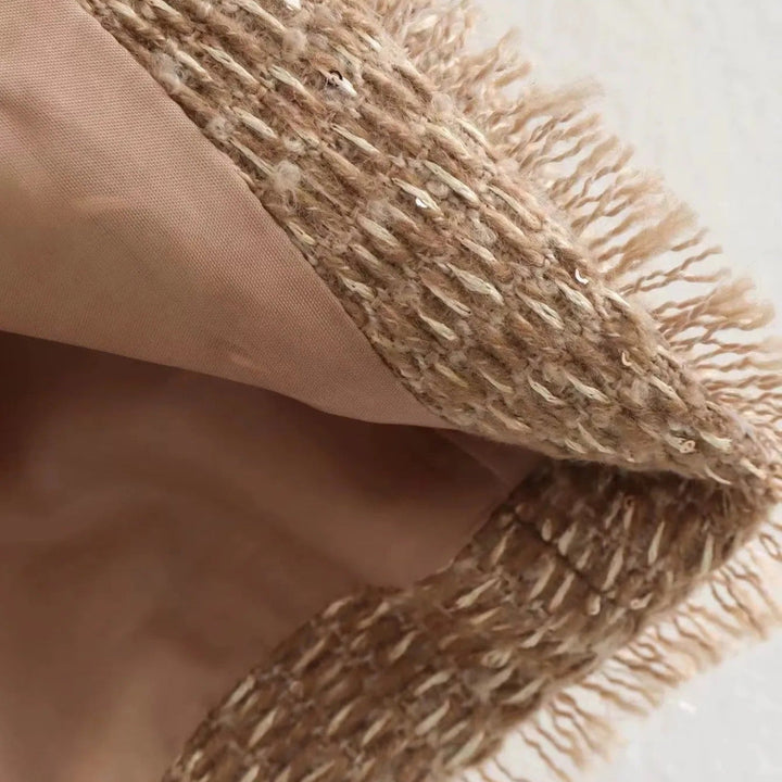 Drune | Klassisches Tweed-Damenjackett mit doppelter Brust