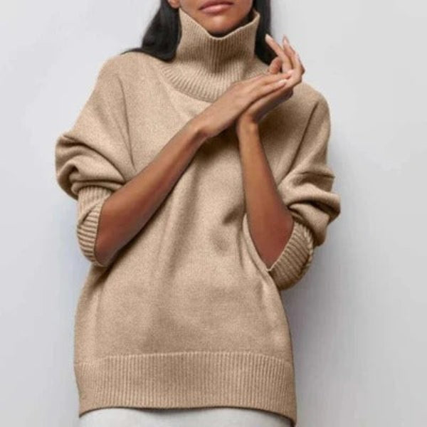 Drune | Rollkragenpullover mit Geripptem Saum und Komfortpassform
