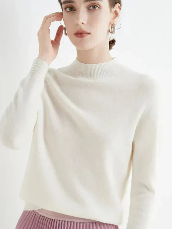Drune | Pullover Sweatshirt - Wool-Mischung - Reguläre Passform - Lange Ärmel - Rippkragen