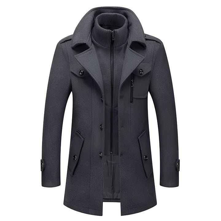 Drune | Eleganter langer Trenchcoat für Herren