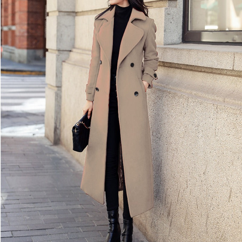 Drune | Damen Wolljacke, klassische Schnitt, Doppelreißverschluss Amalia