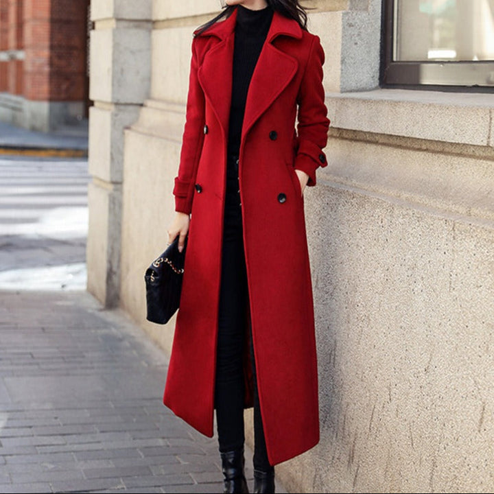 Drune | Damen Wolljacke, klassische Schnitt, Doppelreißverschluss Amalia