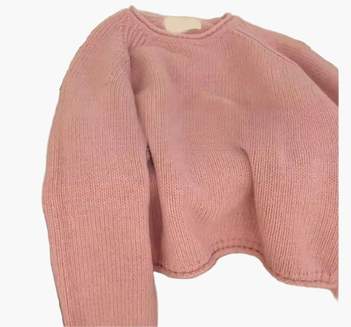 Drune | Pullover im französischen Stil - Lockerer Strickpullover für Alltag & Freizeit