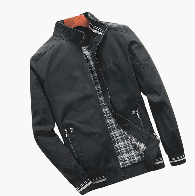Drune | Bomberjacke mit modischem Stehkragen - Stilvolle Übergangsjacke für Frühling & Sommer