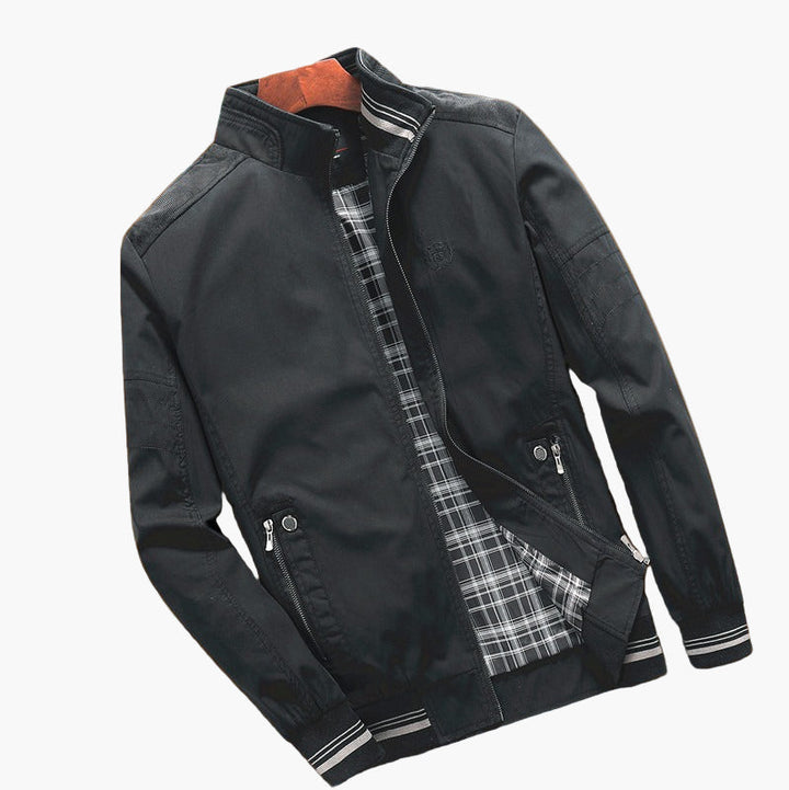 Drune | Bomberjacke mit modischem Stehkragen - Stilvolle Übergangsjacke für Frühling & Sommer