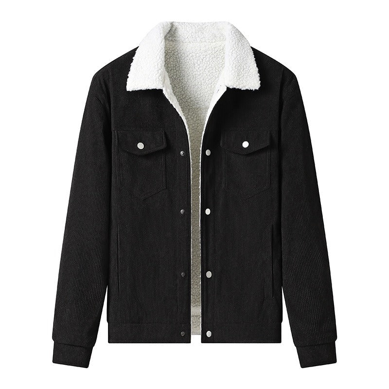Drune | Cordjacke für Herren mit Fleecefutter, lässiger Stil