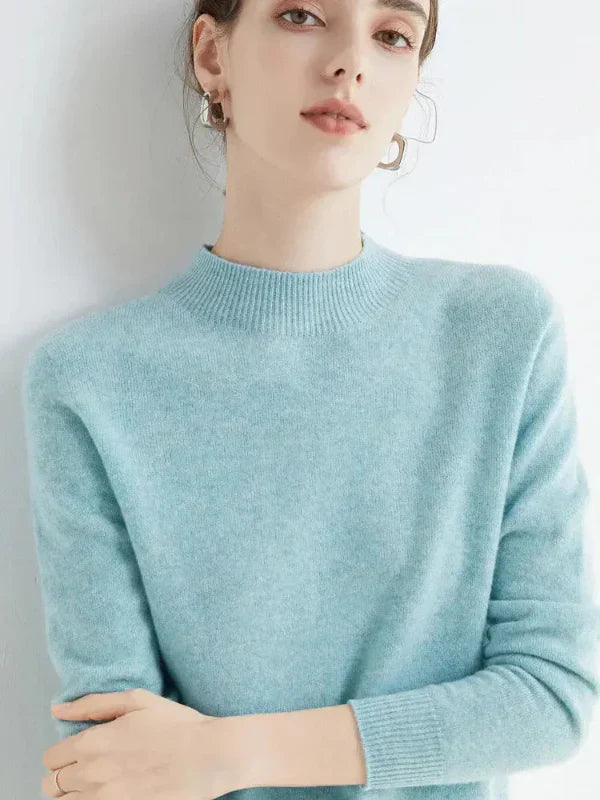 Drune | Pullover Sweatshirt - Wool-Mischung - Reguläre Passform - Lange Ärmel - Rippkragen