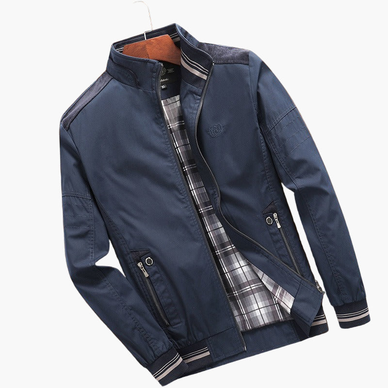 Drune | Bomberjacke mit modischem Stehkragen - Stilvolle Übergangsjacke für Frühling & Sommer