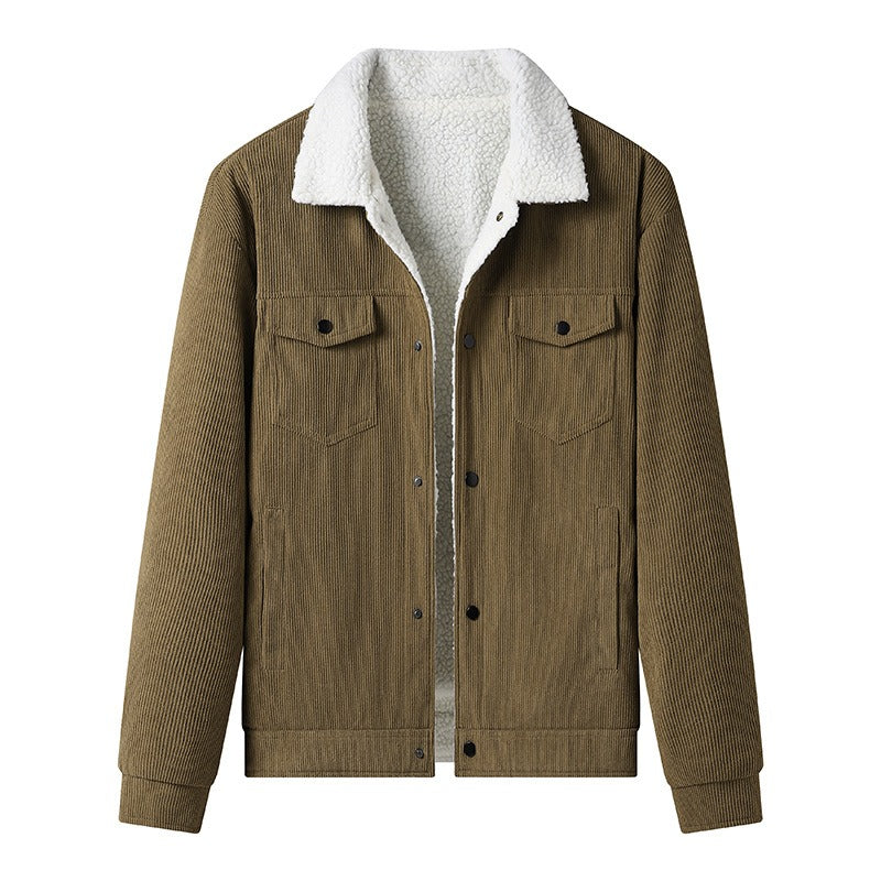 Drune | Cordjacke mit Fleece-Futter, legerer Stil - Alain