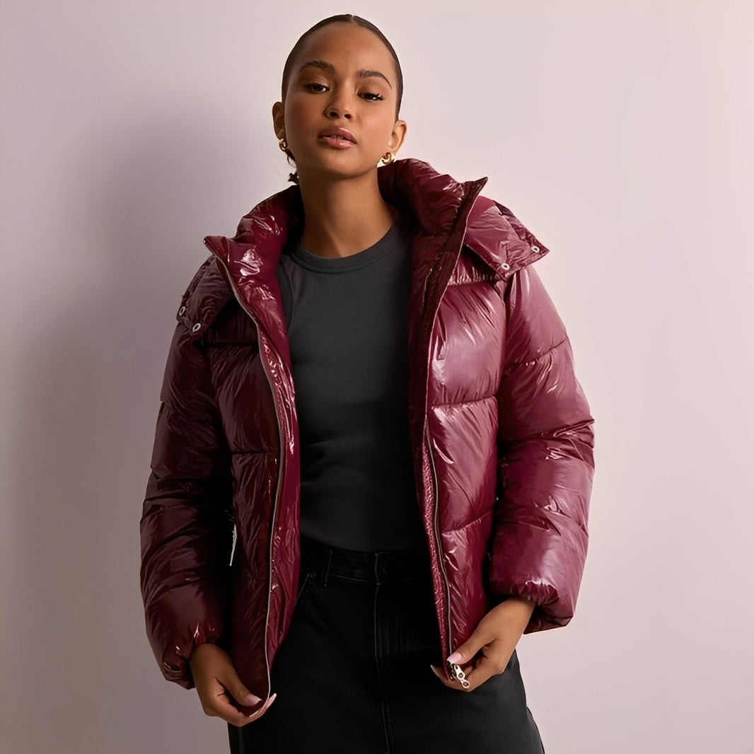 Drune | Damen-Winterjacke mit abnehmbarer Kapuze