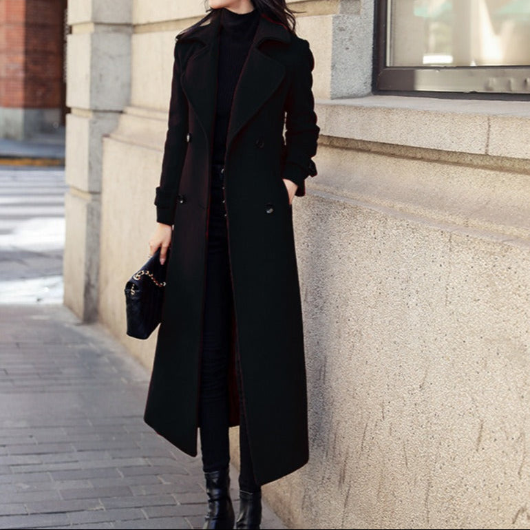 Drune | Damen Wolljacke, klassische Schnitt, Doppelreißverschluss Amalia