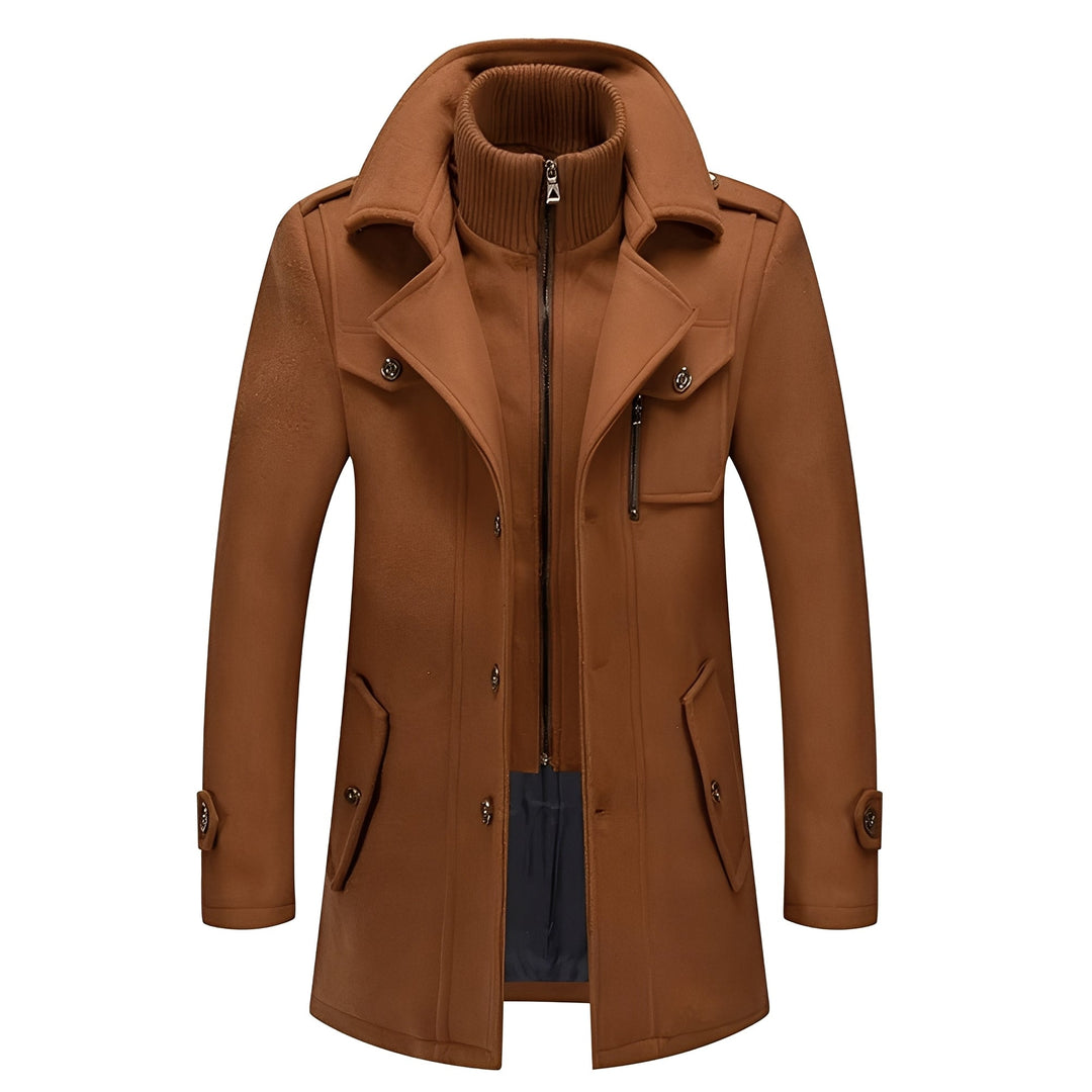 Drune | Eleganter langer Trenchcoat für Herren