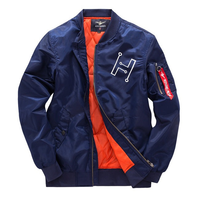Drune | Bomberjacke mit Reißverschluss im urbanen Stil für Herren - Helix