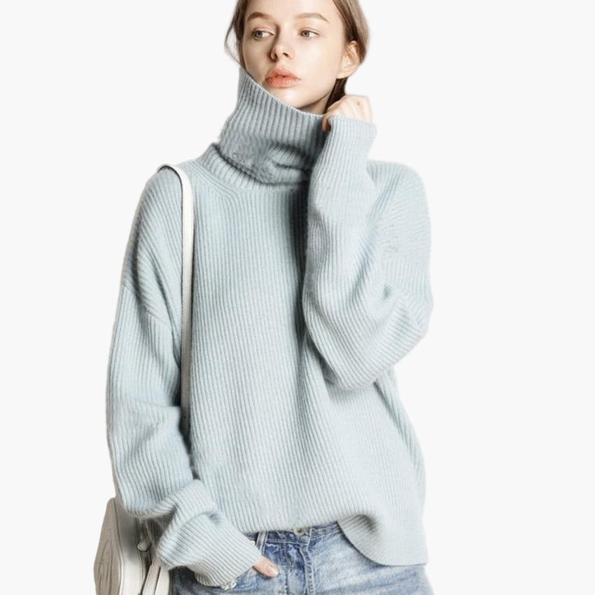 Drune | Rollkragenpullover Oversized Stil für Freizeit und Büro