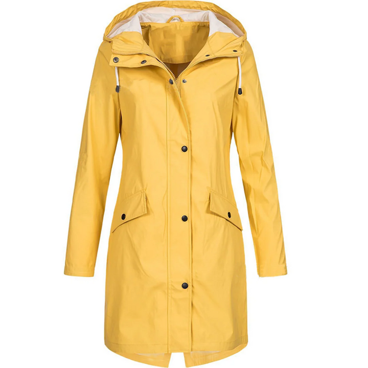 Drune | Regenjacke - Taillierte Passform - Wasserabweisend - Mit Kapuze und Knopfverschluss