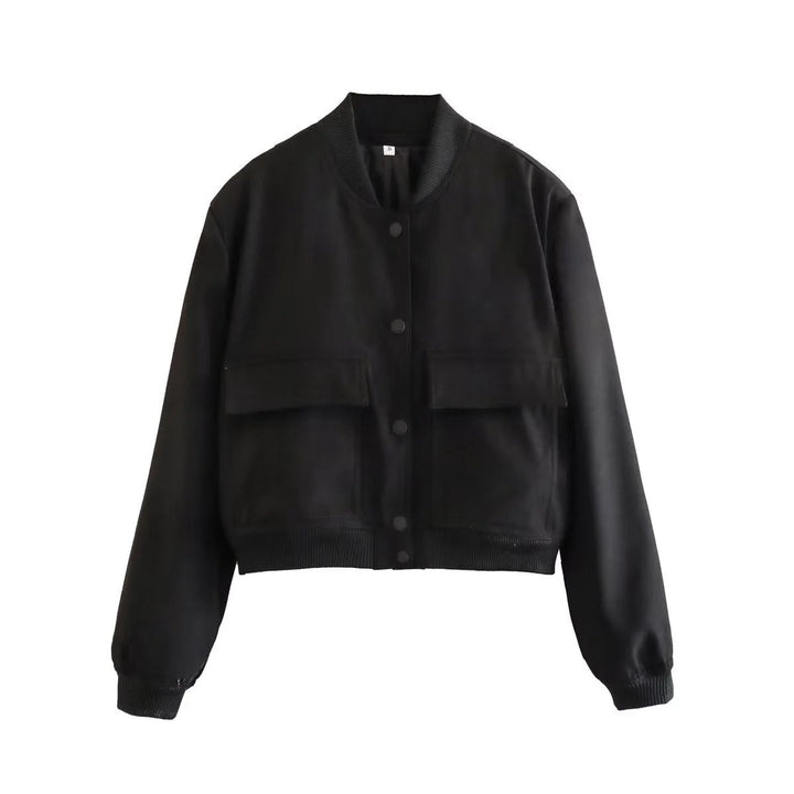 Drune | Cropped Utility Jacke Legere Button up Outerwear