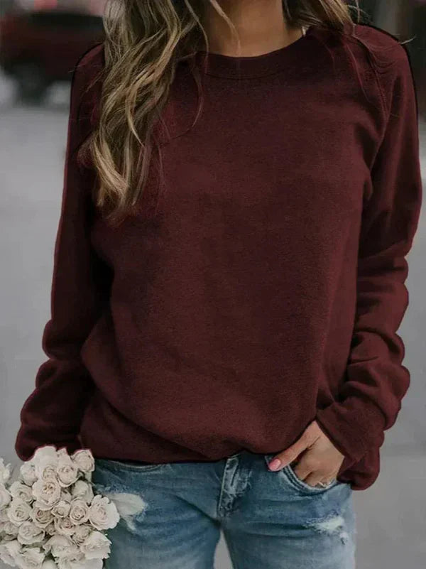 Drune | Pullover Sweater - Lässiger Schnitt - Weiches Strick - Lange Ärmel - Rundhals