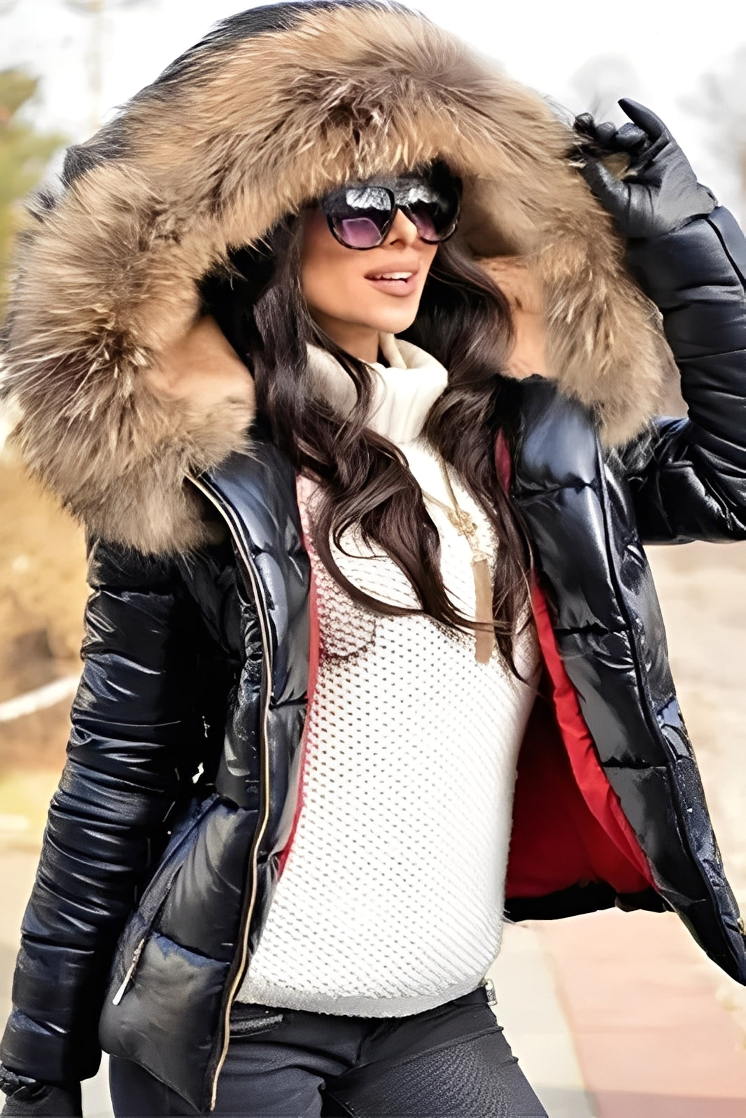 Drune | Elegante und warme Damen-Daunenjacke