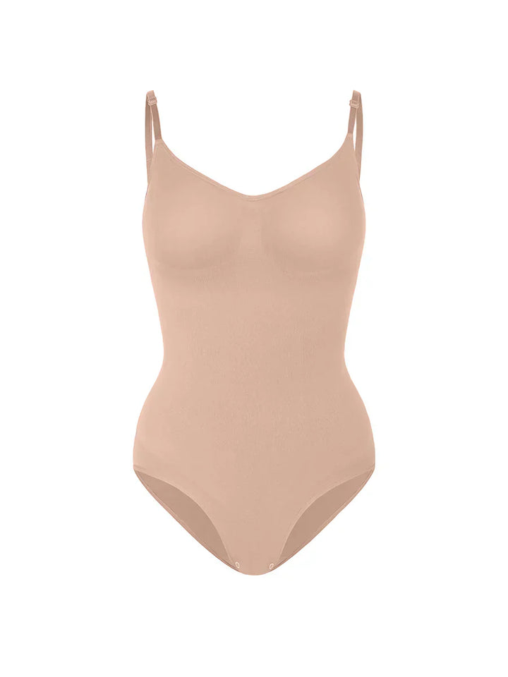 Beige Shapewear Bodysuit
