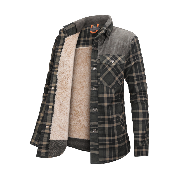 Drune | Damen Flanelljacke für den Winter