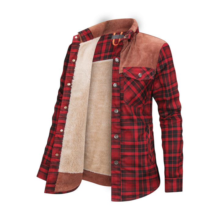 Drune | Futterhemdjacke Aus Flanell Polyester-mischung Warm und Rustikal