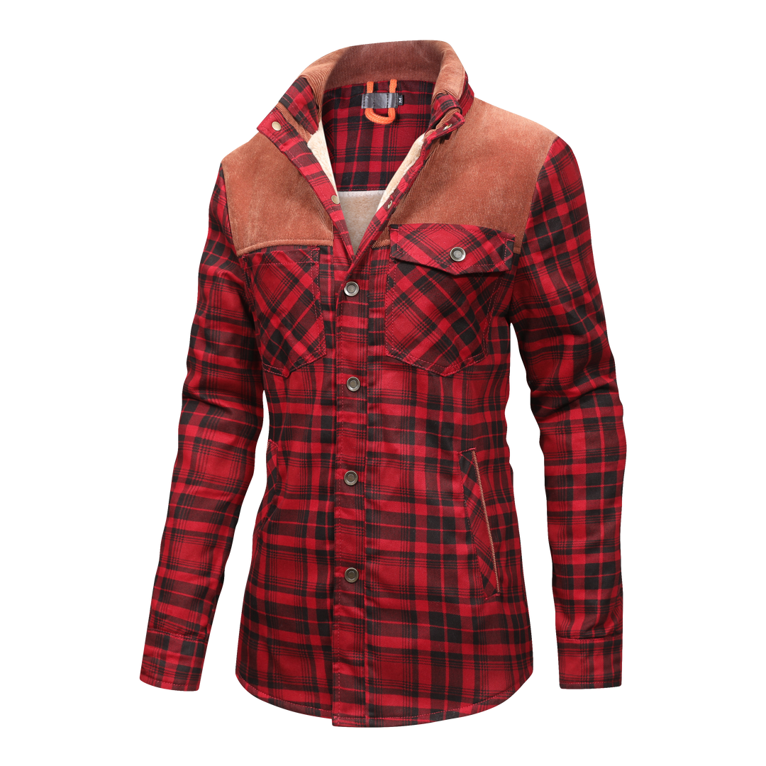 Drune | Futterhemdjacke Aus Flanell Polyester-mischung Warm und Rustikal