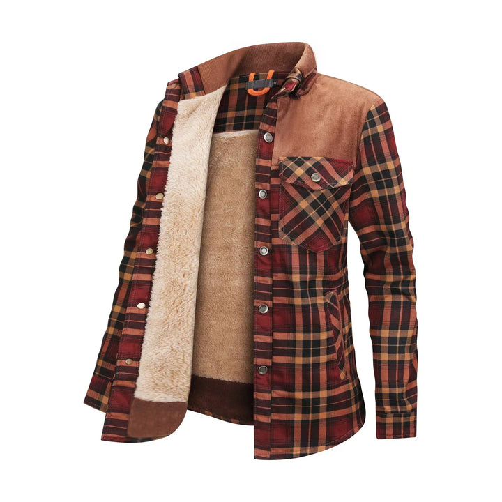 Drune | Warme Flanelljacke für Damen für draußen und den Winter