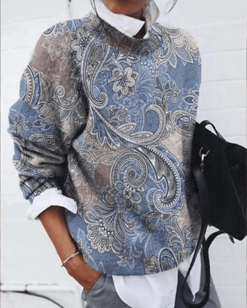 Drune | Lavigne - Eleganter Pullover mit Druck