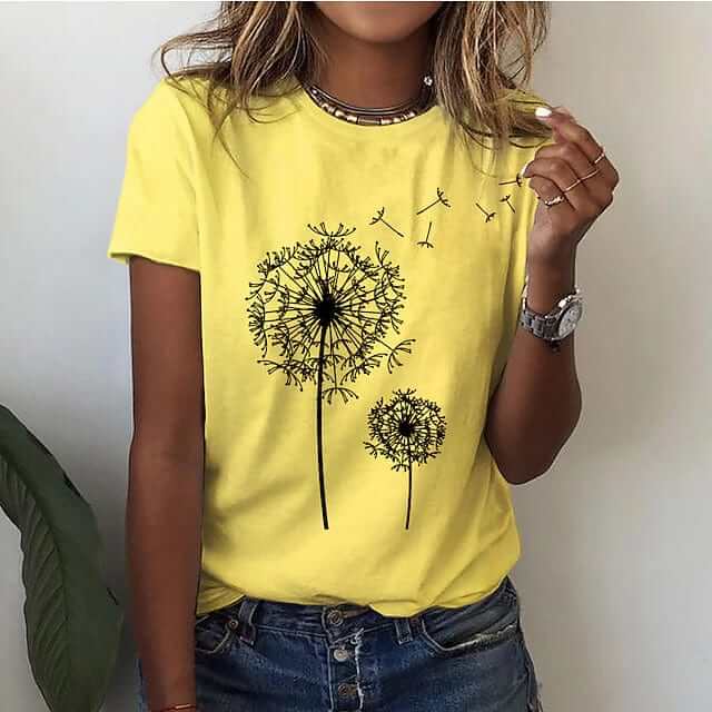 Drune | Lavigne Elegantes Löwenzahn-Shirt