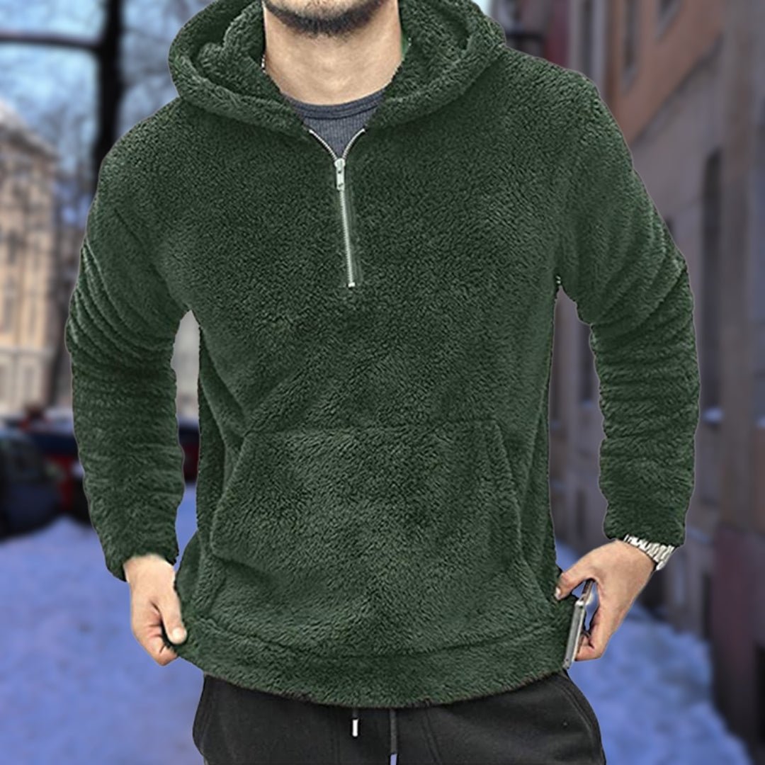 Drune | plüsch-kapuzenpullover für männer