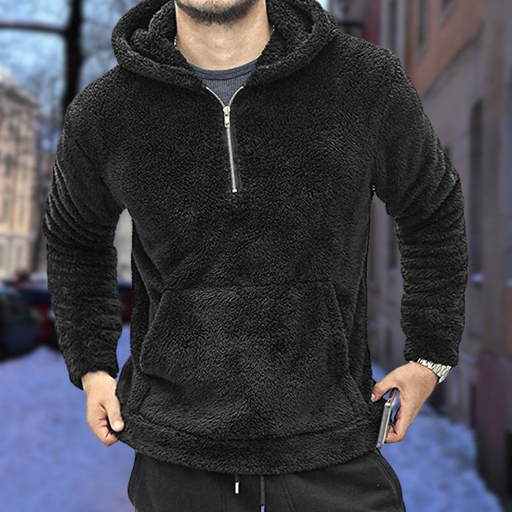 Drune | plüsch-kapuzenpullover für männer