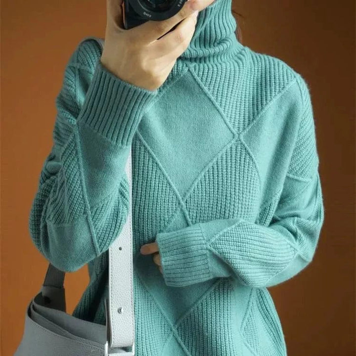Drune | Ripp-Turtleneck-Pullover für Damen