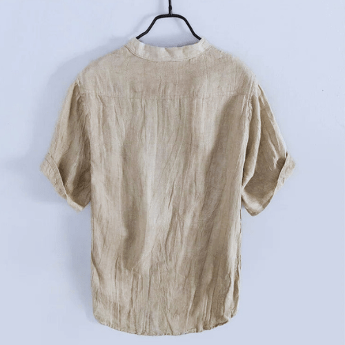 Drune | Shirt Herren Japanische Leinen Shirt Hemd Herren Mit Kurzarm