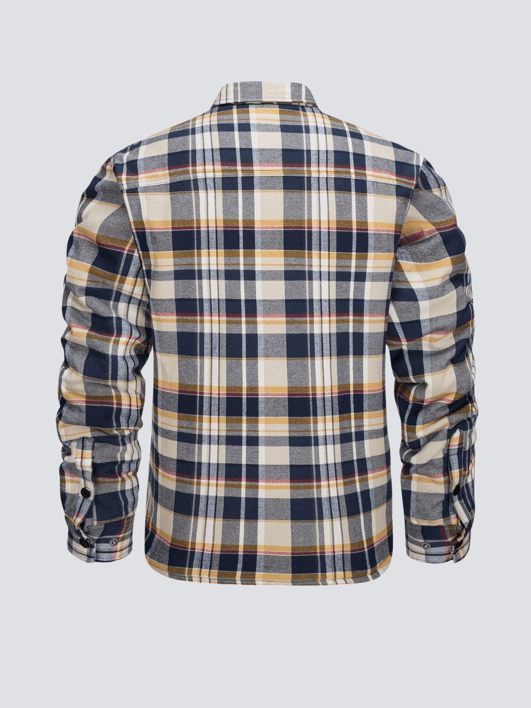 Drune | Lässige Langärmelig Gestreift Jacke mit Knöpfen