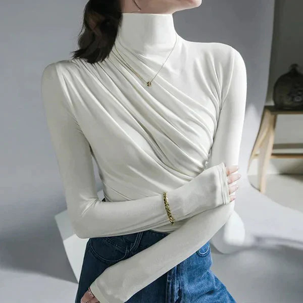 Drune - Musselin Bluse mit Rüschen