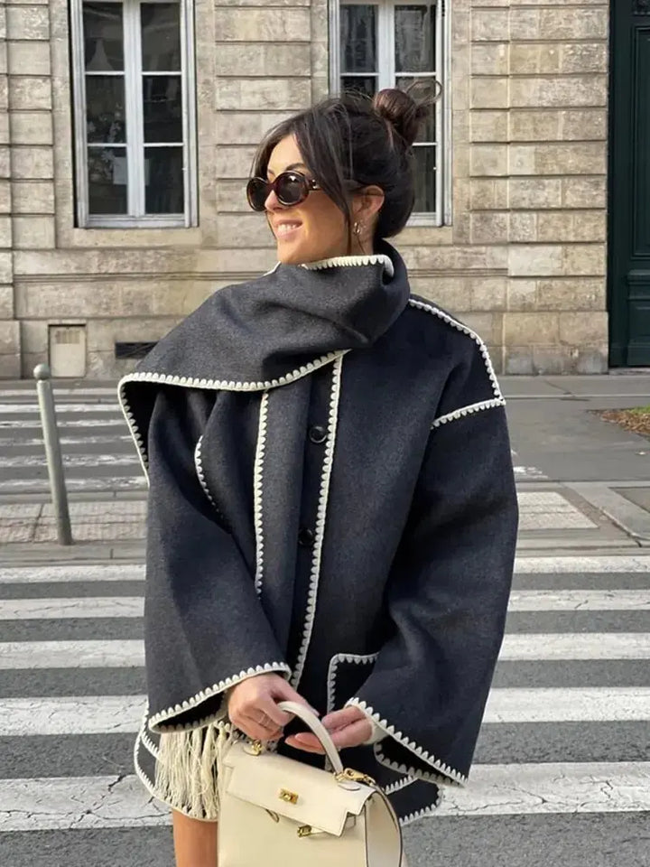 Drune | Jacke mit Schalkragen