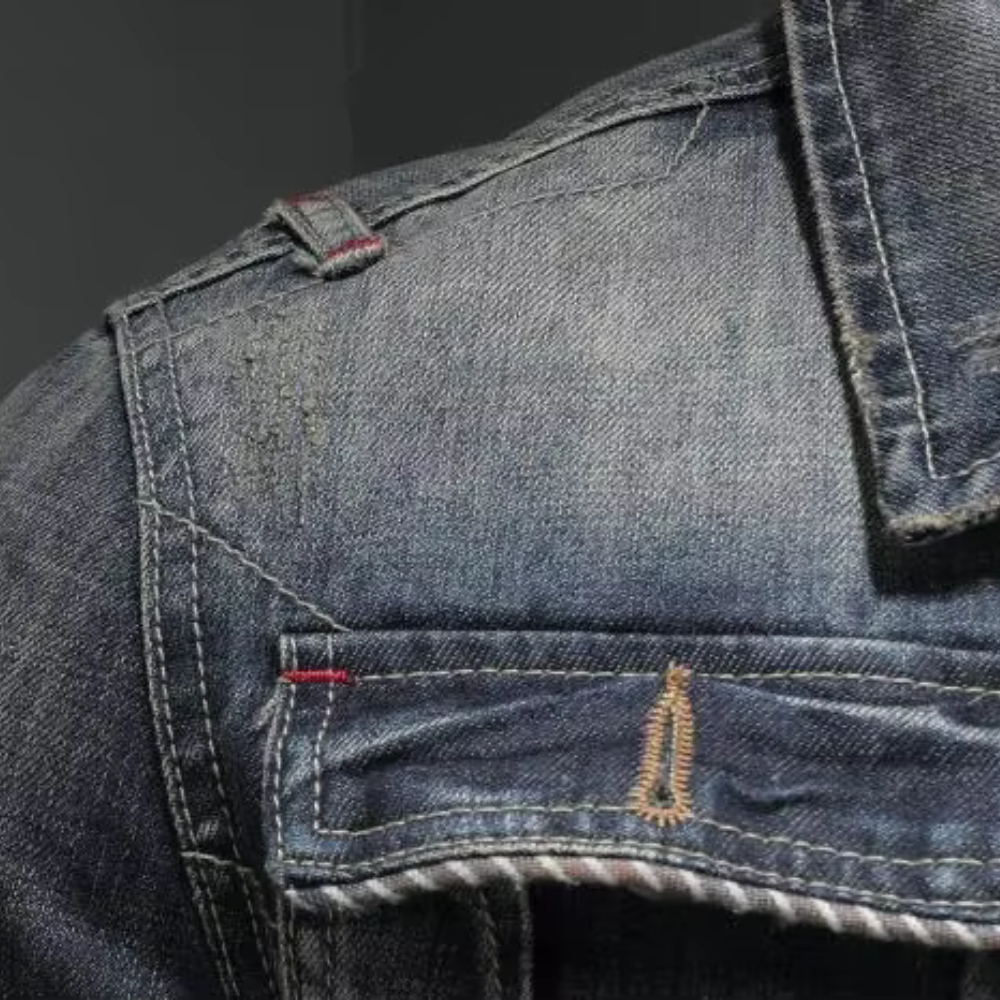 Drune | Denim Jeansjacke Für Männer Mit Modernem Schnitt