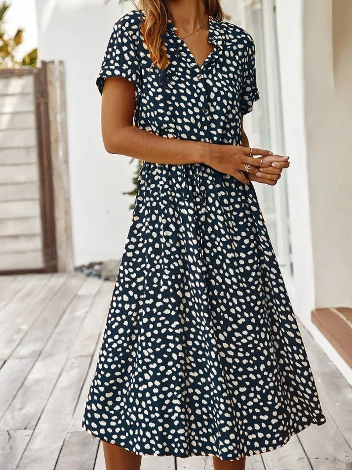 Drune | Elegantes Langarm-Winterkleid Für Frauen