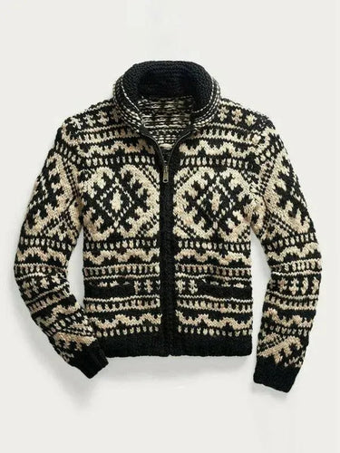 Drune | Gestrickter Herren Strickjacke Pullover