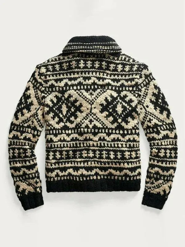 Drune | Gestrickter Herren Strickjacke Pullover