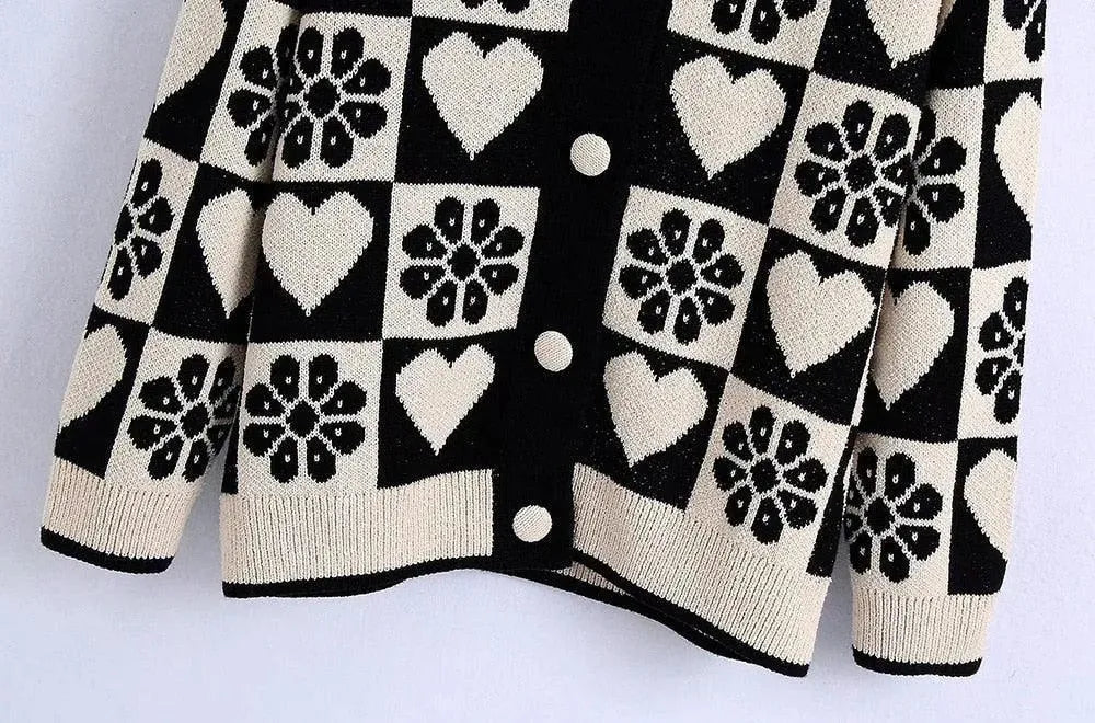Drune | Lockere Strickjacken Pullover für Frauen