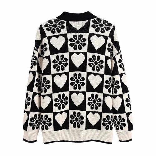 Drune | Lockere Strickjacken Pullover für Frauen