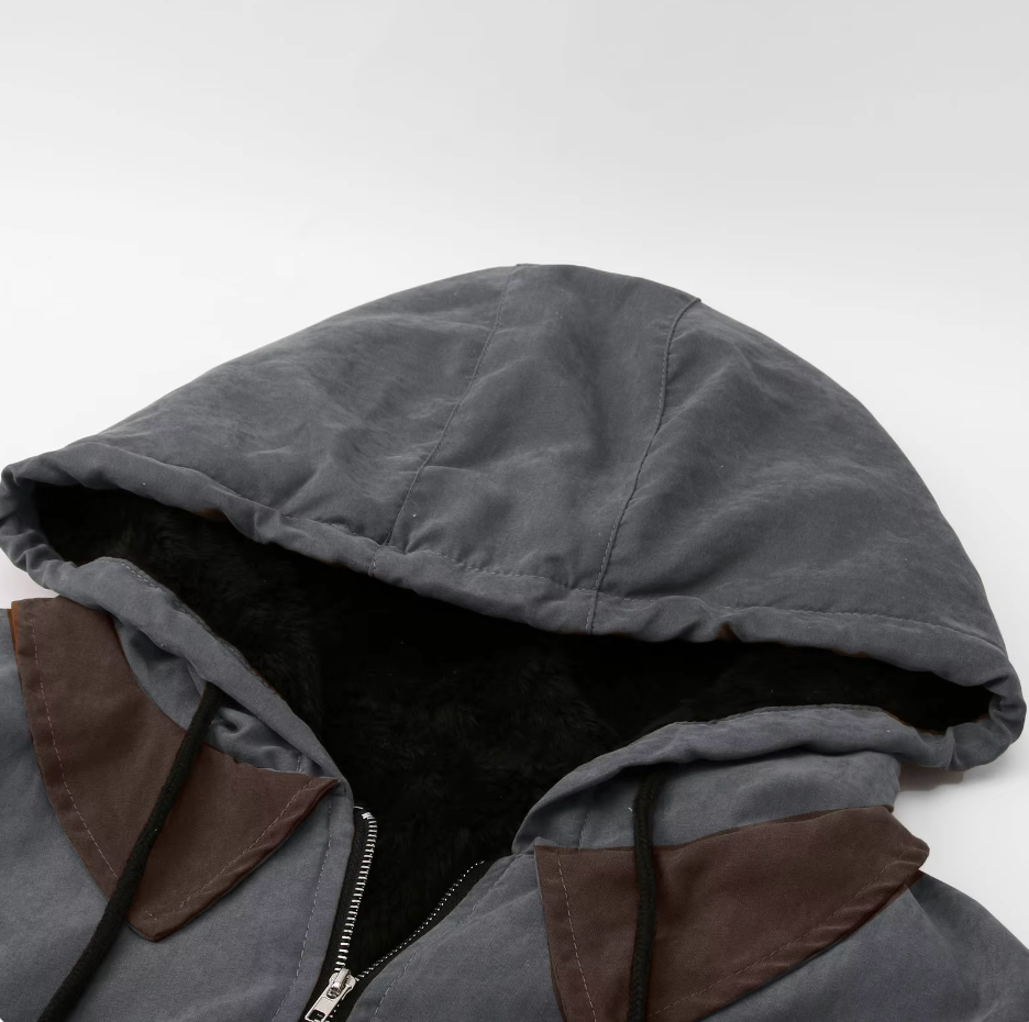 Drune | Herren Kapuzen-Reißverschlussjacke