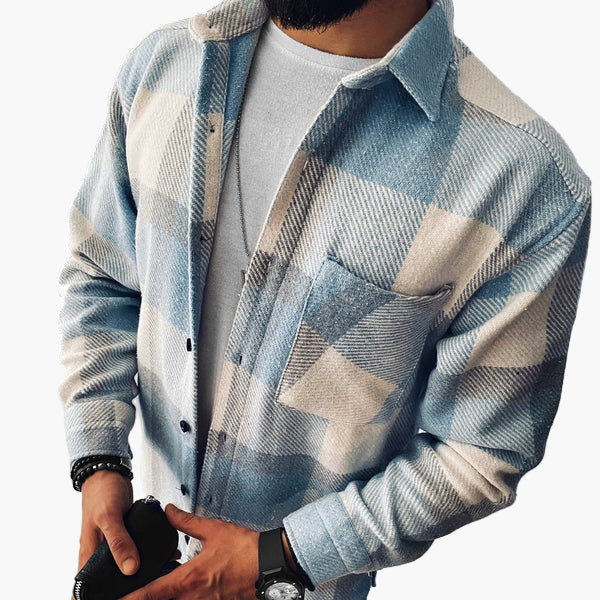 Drune | Freizeithemd Kariert im Casual Stil - Modernes Hemdjacke für Alltag & Freizeit